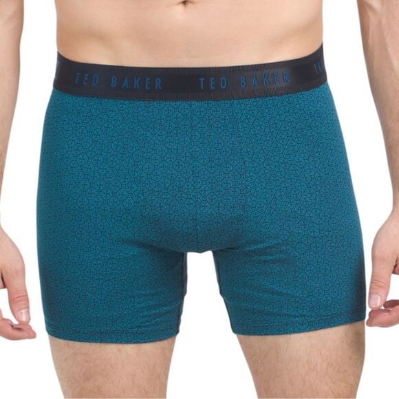 Ted Baker S-XL Multicolored Black Navy Blue Teal Boxer Briefs - Picture 2 of 4